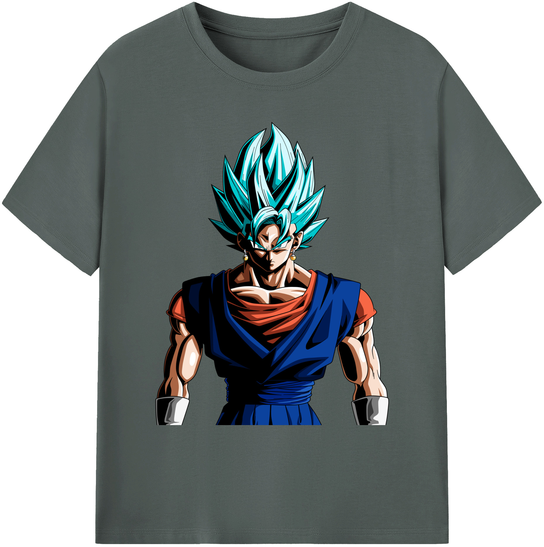 （画像用） ドラゴンボール ベジット DRAGON BALL Vegetto 綿100％ メンズ半袖Tシャツ｜肌触りやわらか＆通気性